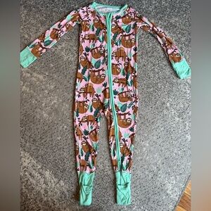 Little Sleepies Pink Sloths Zippy